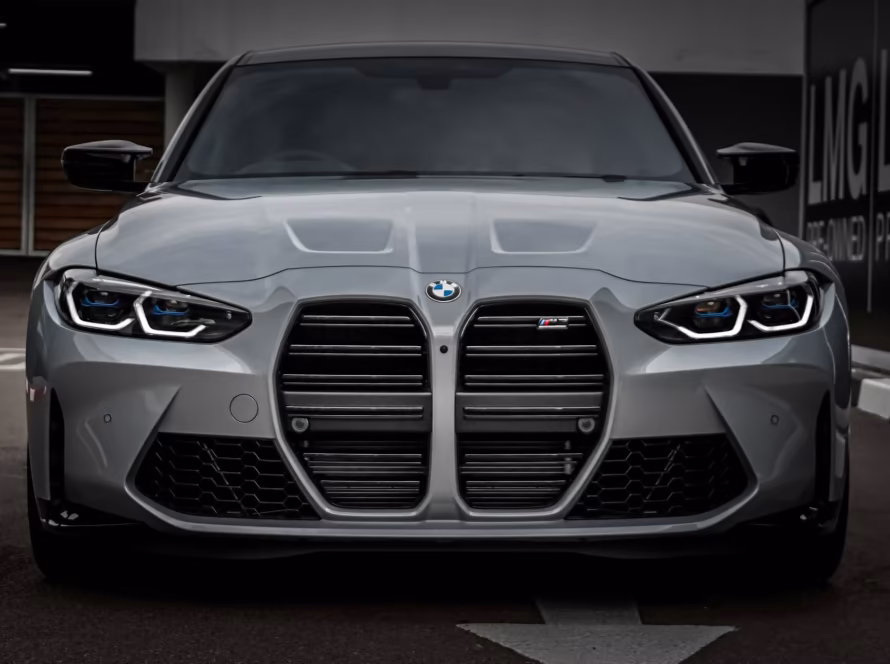 Front of a BMW car.